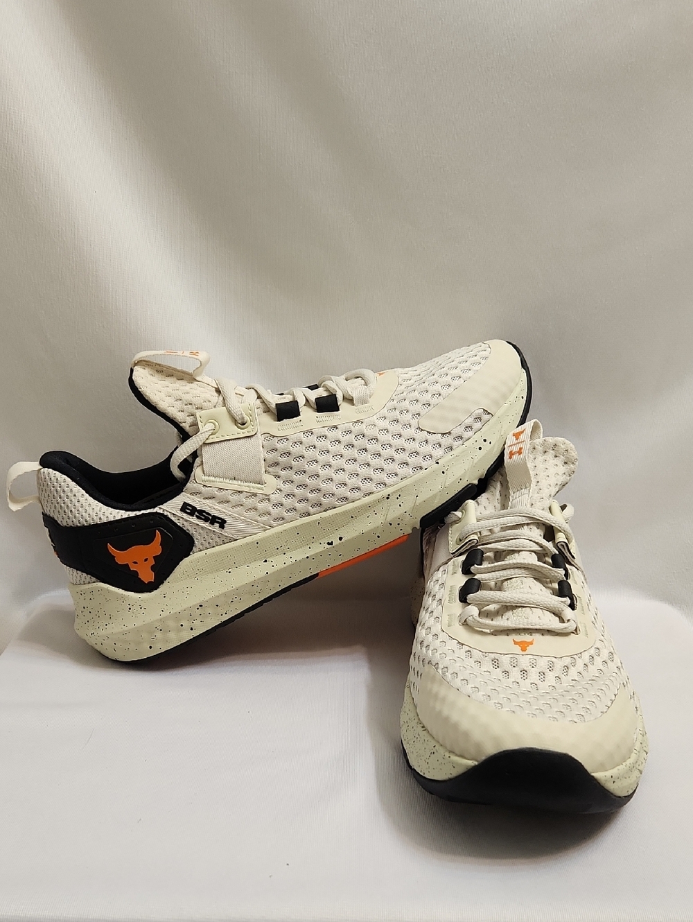Under Armour Project Rock BSR 4 Silt Speckled Training Sneakers (W Size 10)